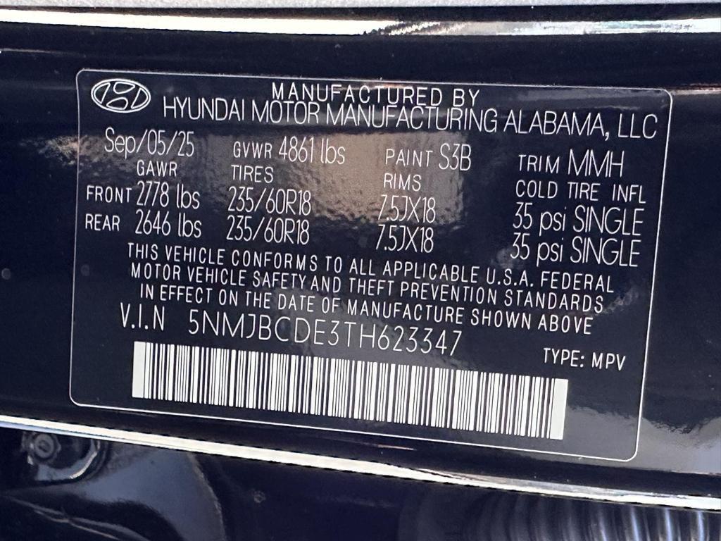 new 2026 Hyundai Tucson car, priced at $33,814