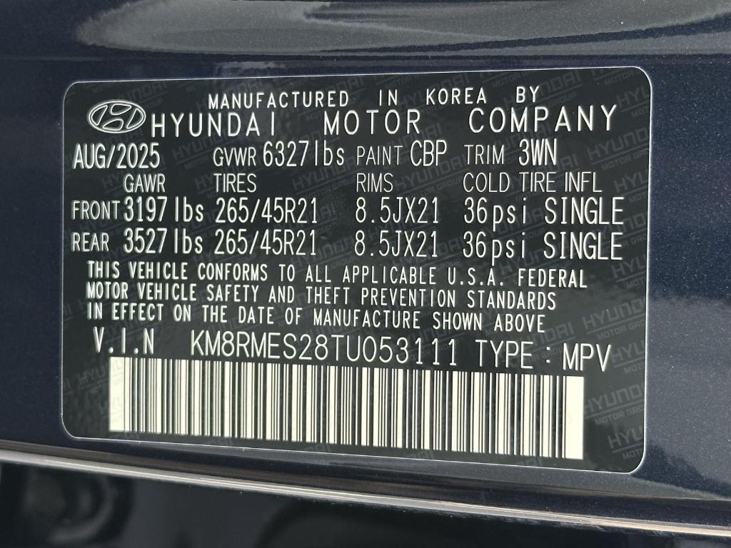 new 2026 Hyundai Palisade car, priced at $57,202