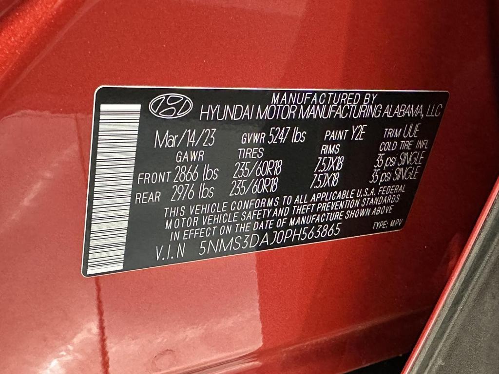 used 2023 Hyundai Santa Fe car, priced at $25,995