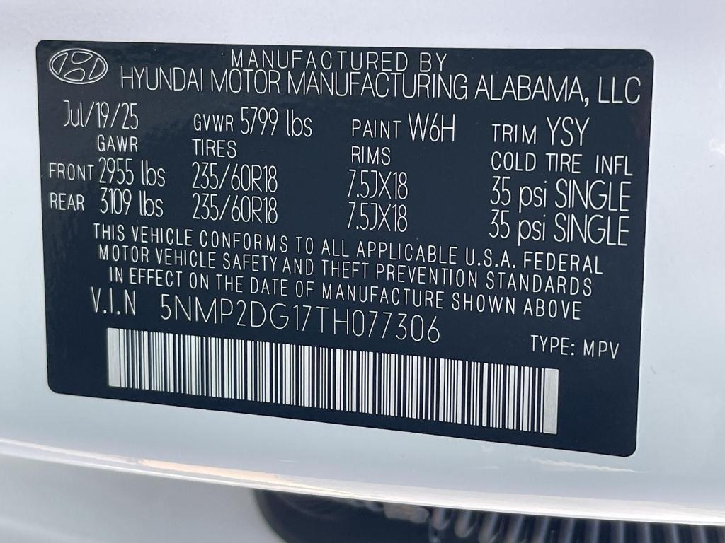 new 2026 Hyundai SANTA FE HEV car, priced at $42,180