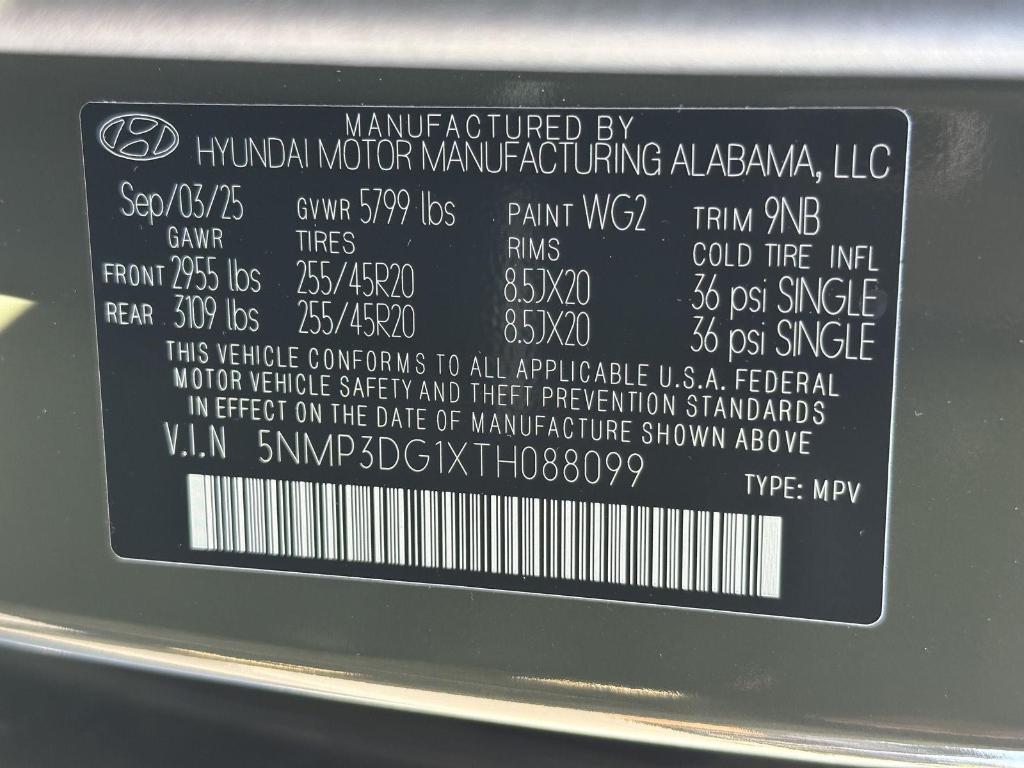 new 2026 Hyundai SANTA FE HEV car, priced at $49,301