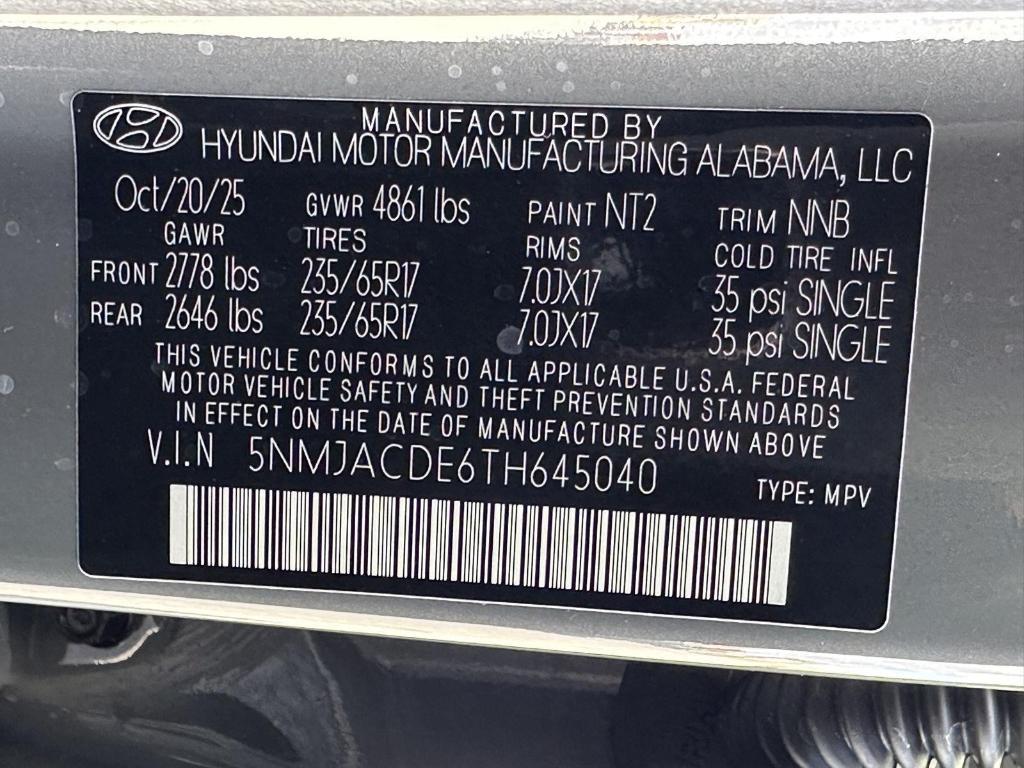 new 2026 Hyundai Tucson car, priced at $32,136