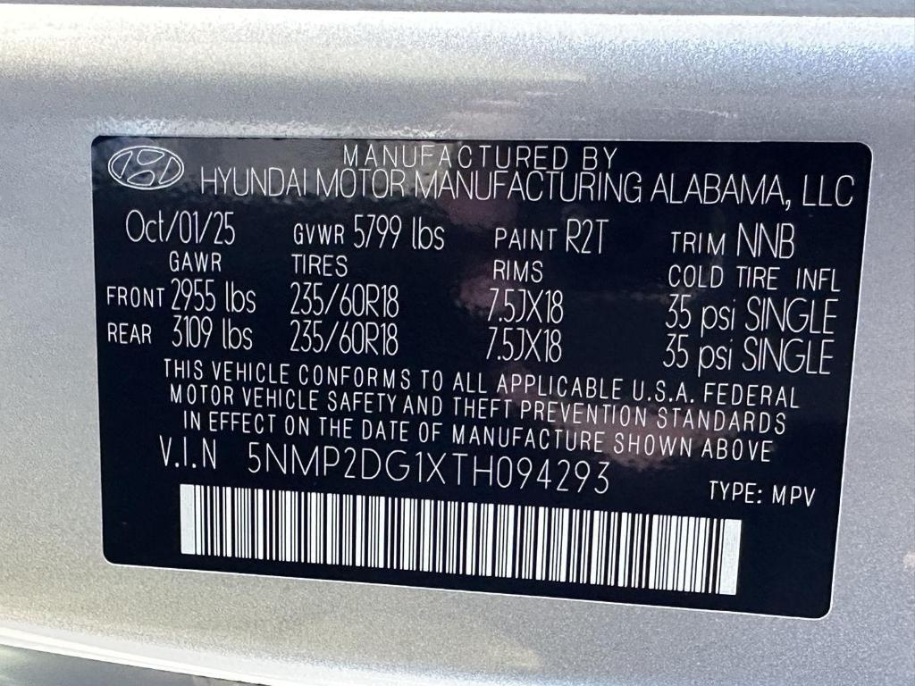 new 2026 Hyundai SANTA FE HEV car, priced at $41,860