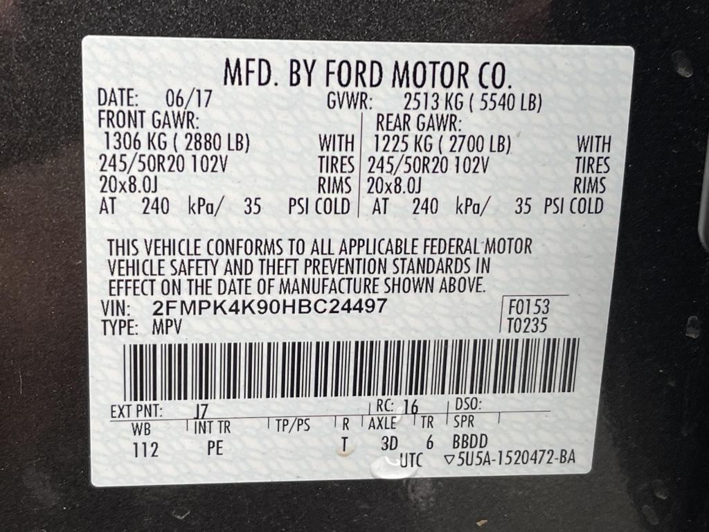 used 2017 Ford Edge car, priced at $16,995