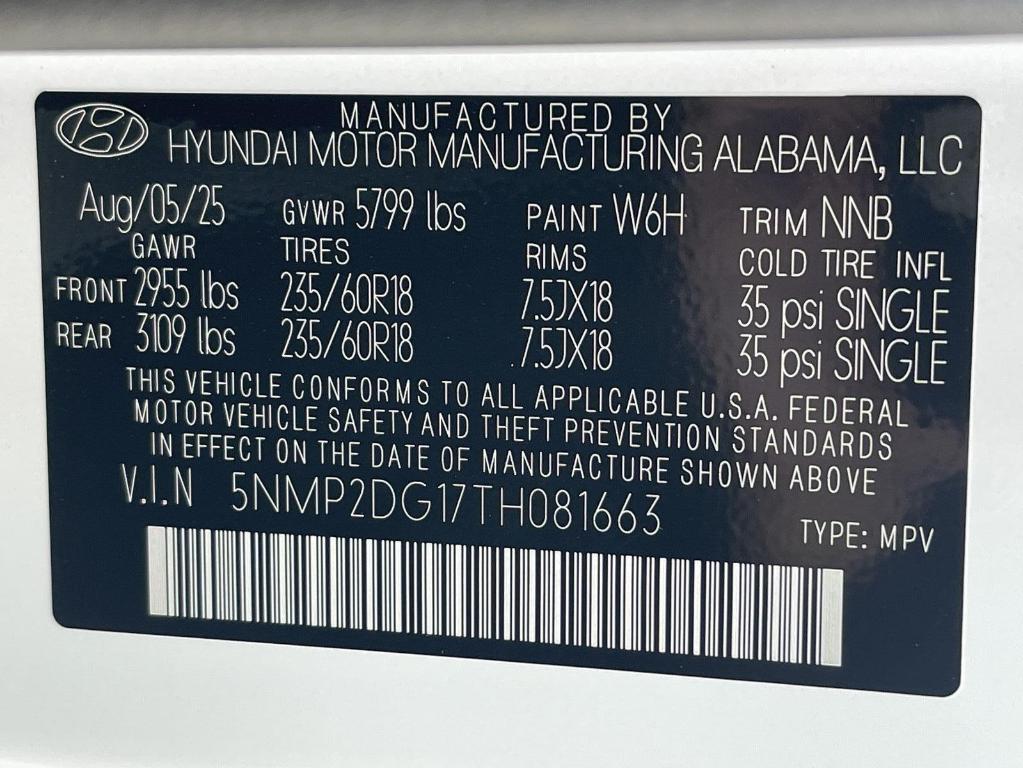 new 2026 Hyundai SANTA FE HEV car, priced at $42,335