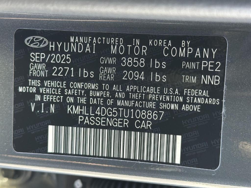 new 2026 Hyundai Elantra car, priced at $24,055