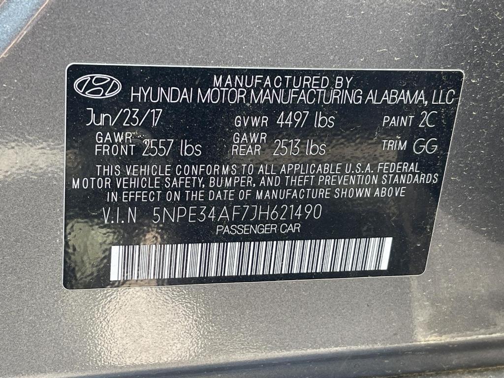 used 2018 Hyundai Sonata car, priced at $16,995