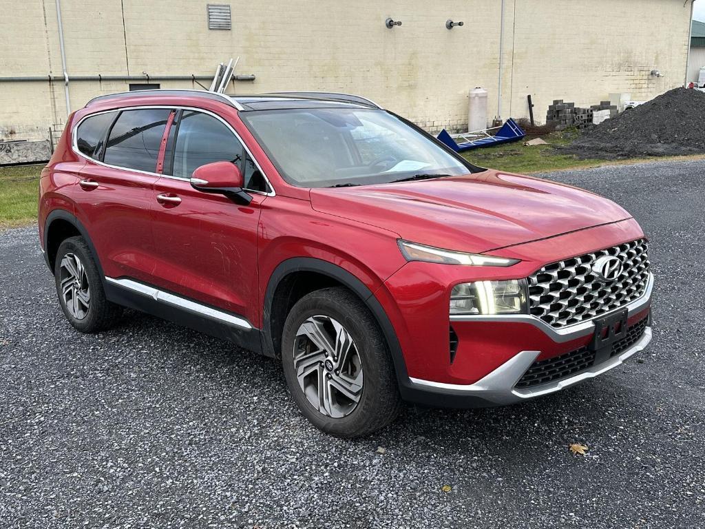 used 2021 Hyundai Santa Fe car, priced at $16,795