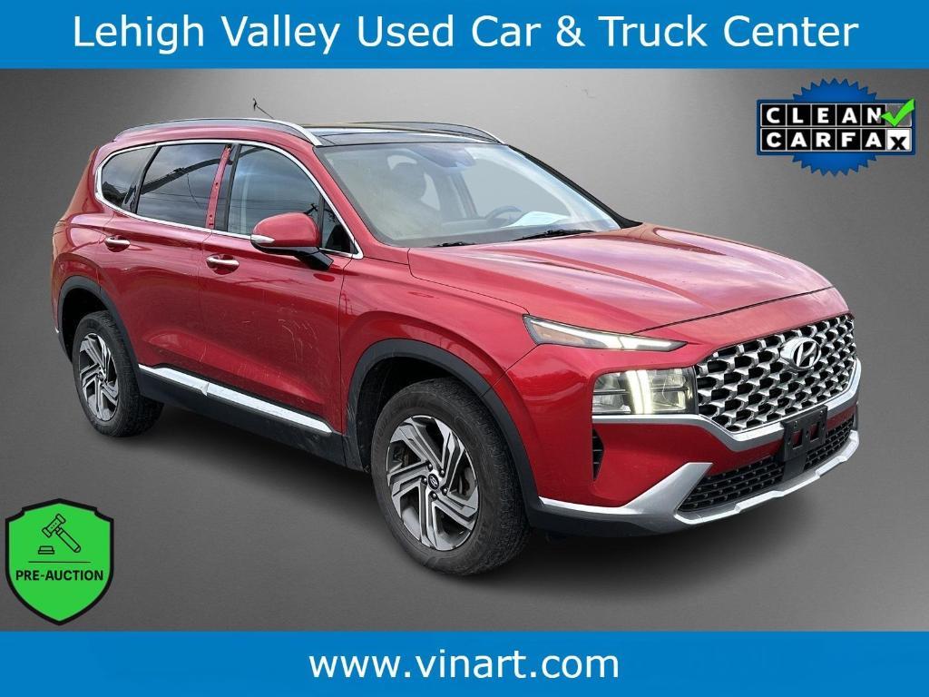 used 2021 Hyundai Santa Fe car, priced at $16,795
