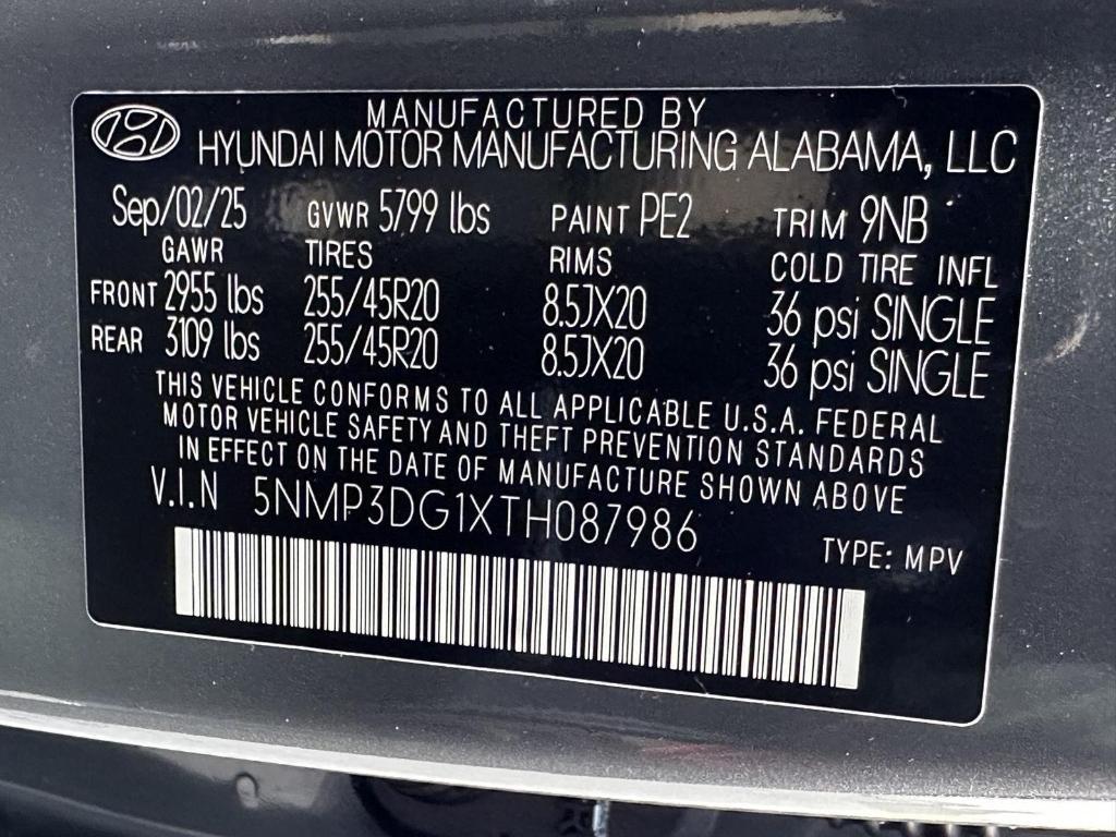 new 2026 Hyundai SANTA FE HEV car, priced at $49,301