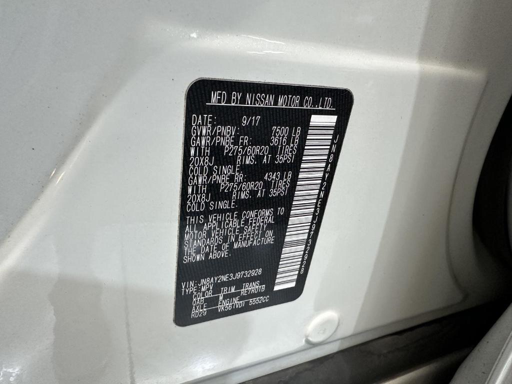 used 2018 Nissan Armada car, priced at $16,995