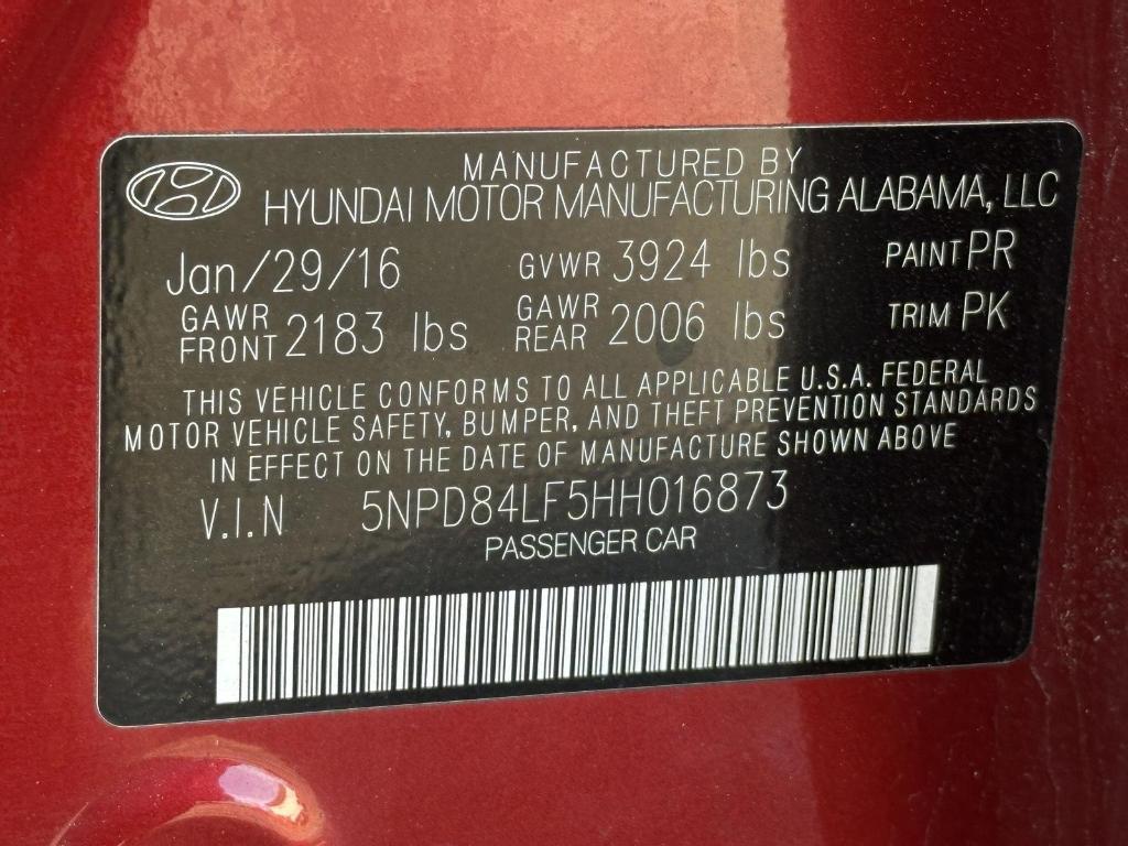 used 2017 Hyundai Elantra car, priced at $16,495