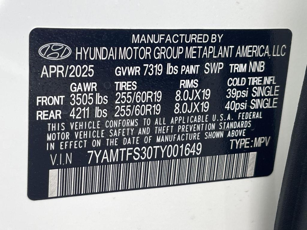 new 2026 Hyundai IONIQ 9 car, priced at $65,218