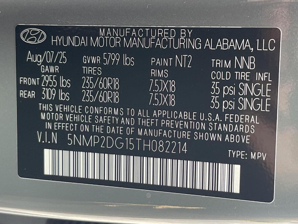 new 2026 Hyundai SANTA FE HEV car, priced at $41,822