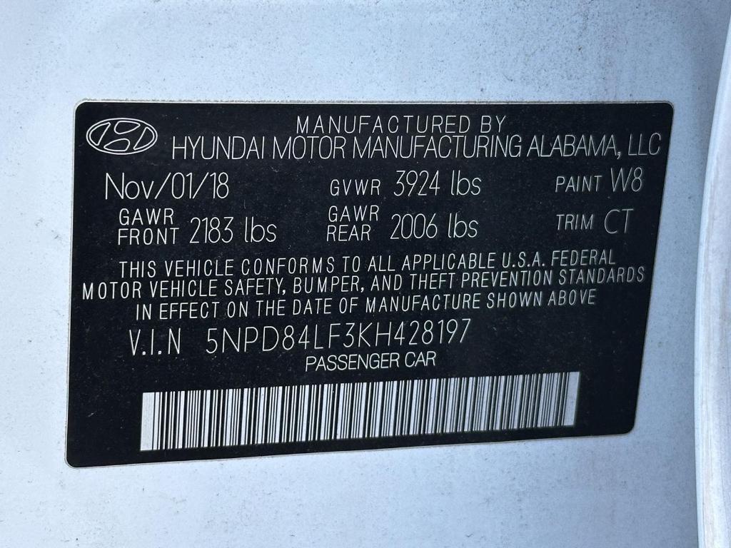 used 2019 Hyundai Elantra car, priced at $10,995