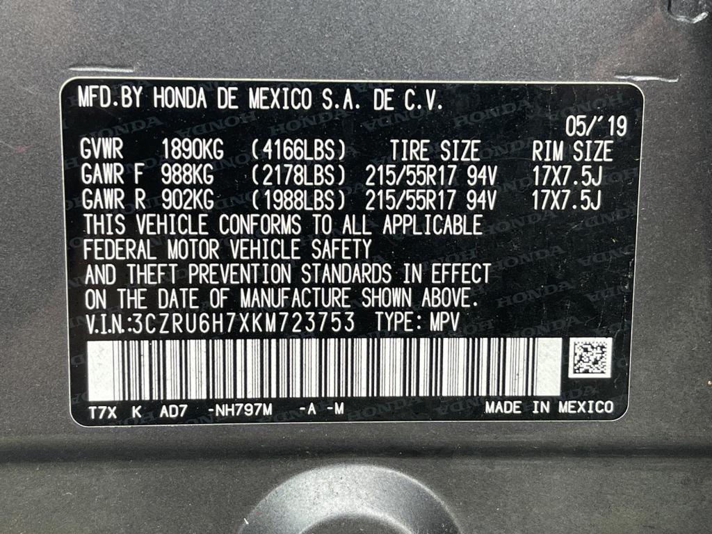 used 2019 Honda HR-V car, priced at $19,295