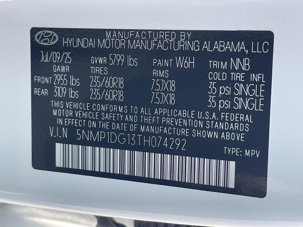 new 2026 Hyundai SANTA FE HEV car, priced at $39,783