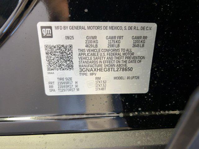 new 2026 Chevrolet Equinox car, priced at $28,491