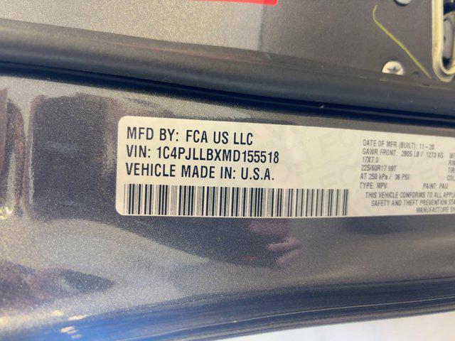 used 2021 Jeep Cherokee car, priced at $17,998