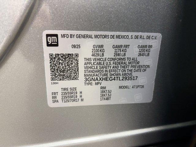 new 2026 Chevrolet Equinox car, priced at $34,061