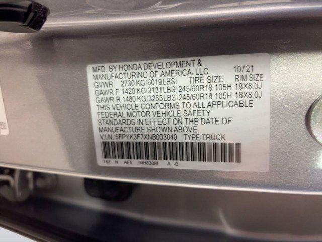 used 2022 Honda Ridgeline car, priced at $29,498