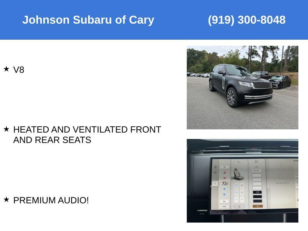 used 2024 Land Rover Range Rover car, priced at $120,999