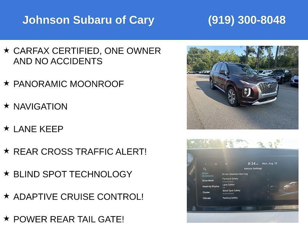 used 2021 Hyundai Palisade car, priced at $27,997