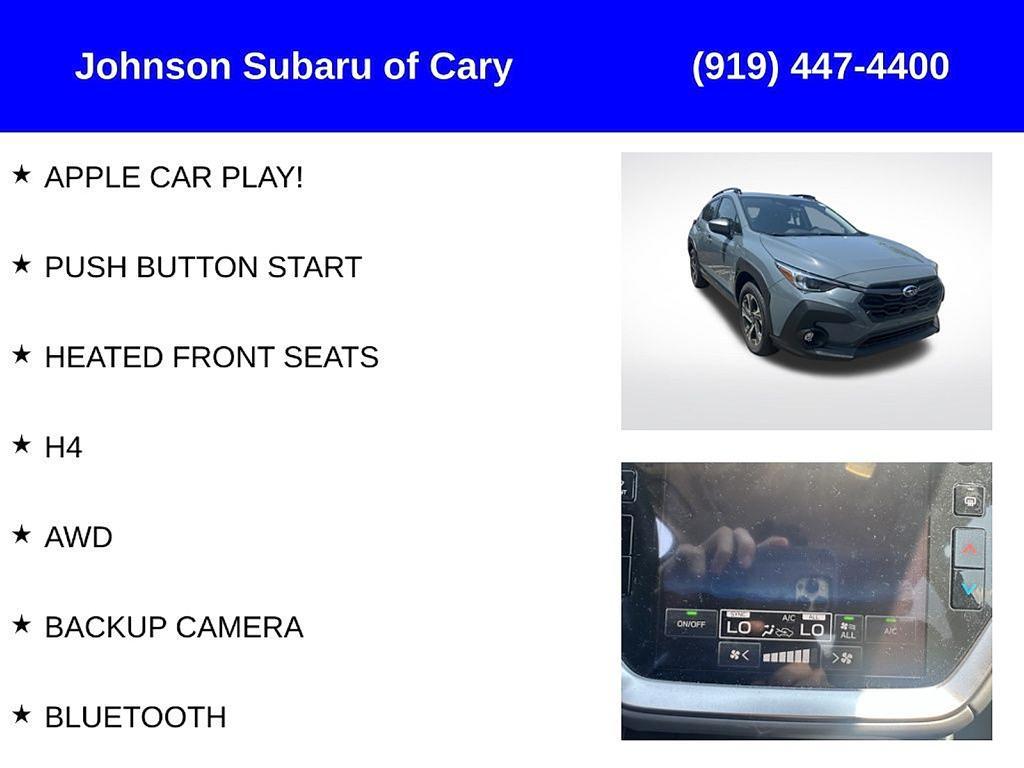 used 2024 Subaru Crosstrek car, priced at $27,999
