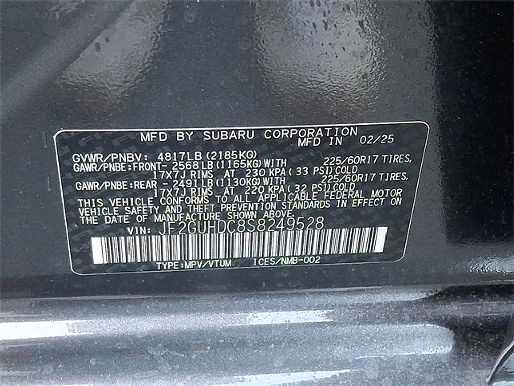 new 2025 Subaru Crosstrek car, priced at $31,891
