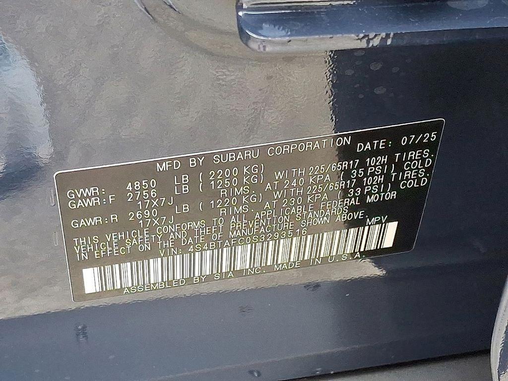 new 2025 Subaru Outback car, priced at $38,579