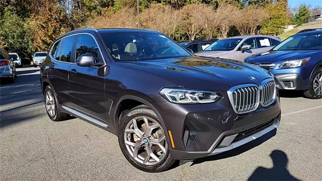 used 2022 BMW X3 car, priced at $37,499