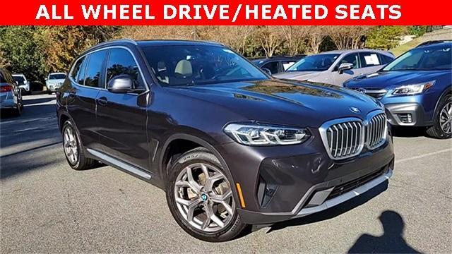 used 2022 BMW X3 car, priced at $34,995