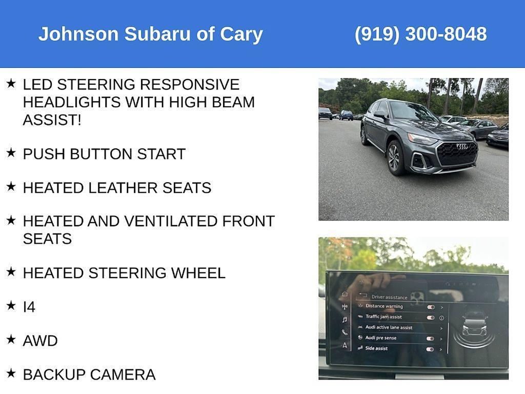 used 2022 Audi Q5 car, priced at $28,447