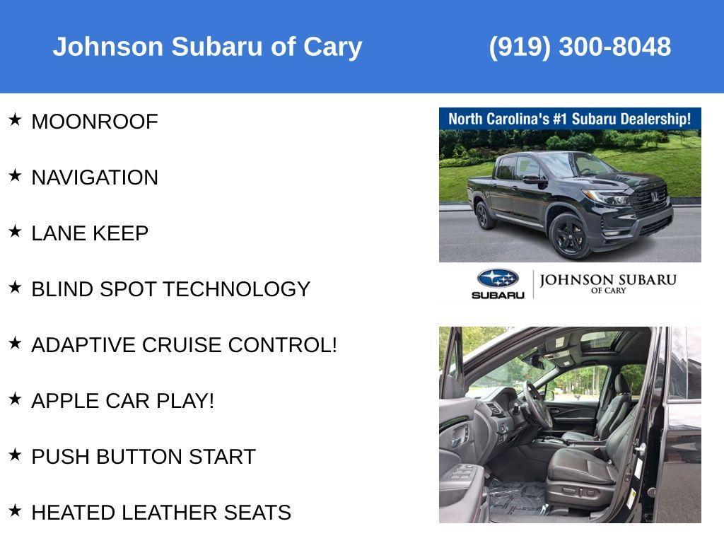 used 2022 Honda Ridgeline car, priced at $30,895