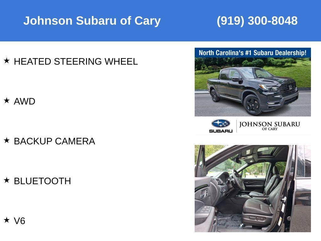 used 2022 Honda Ridgeline car, priced at $30,895