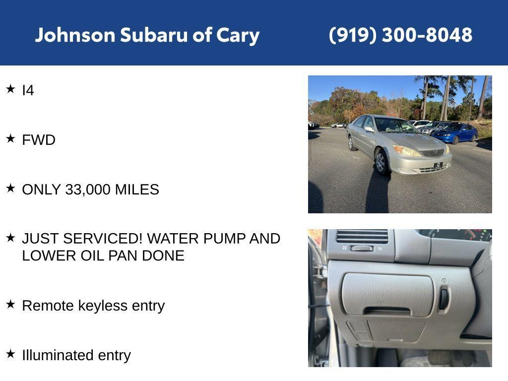 used 2004 Toyota Camry car, priced at $9,998