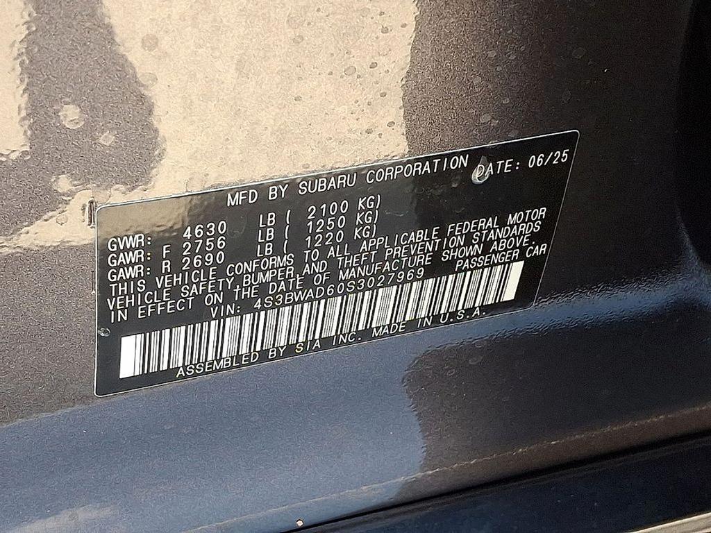 new 2025 Subaru Legacy car, priced at $30,201