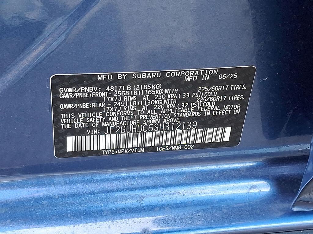 new 2025 Subaru Crosstrek car, priced at $32,977