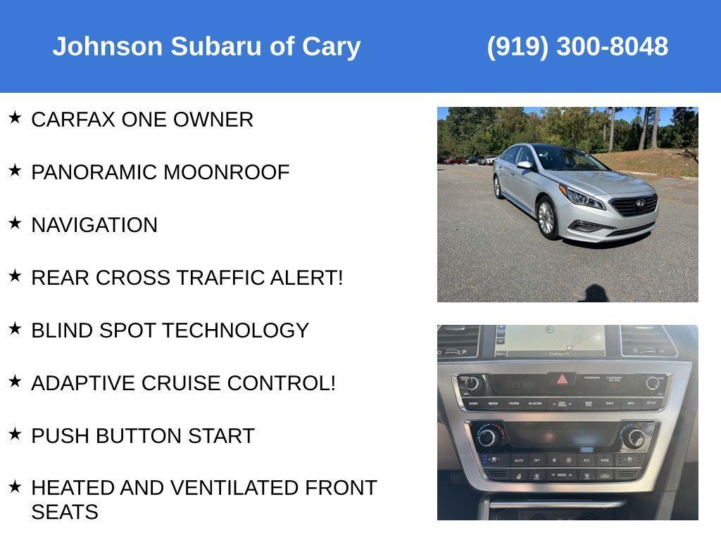 used 2015 Hyundai Sonata car, priced at $14,499