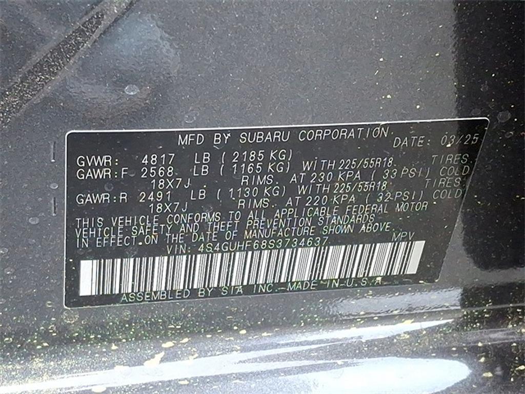new 2025 Subaru Crosstrek car, priced at $33,837