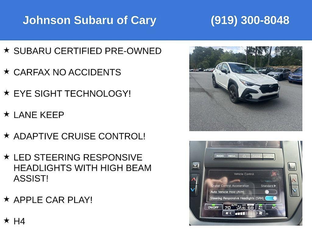 used 2025 Subaru Crosstrek car, priced at $25,898