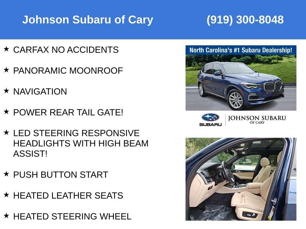 used 2021 BMW X5 car, priced at $32,596