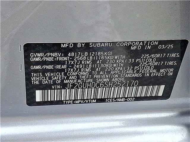 new 2025 Subaru Crosstrek car, priced at $29,646