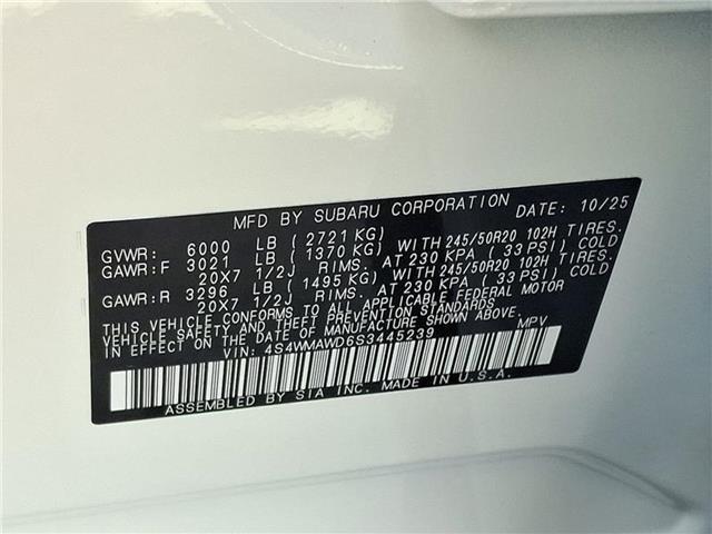 new 2025 Subaru Ascent car, priced at $54,438