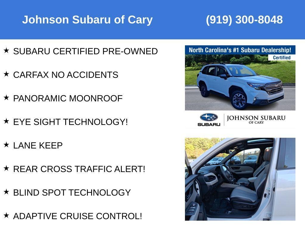 used 2025 Subaru Forester car, priced at $31,999