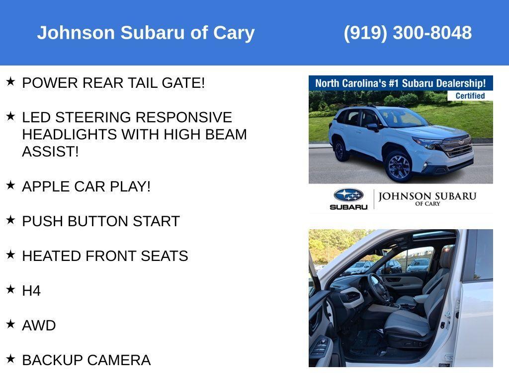 used 2025 Subaru Forester car, priced at $31,999
