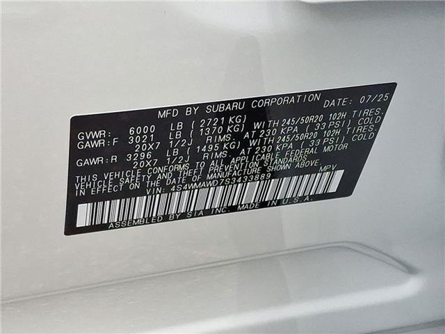 new 2025 Subaru Ascent car, priced at $50,793