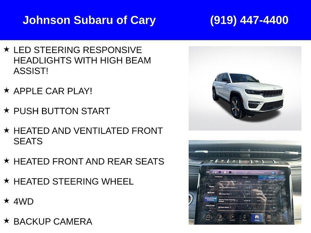 used 2024 Jeep Grand Cherokee car, priced at $39,999