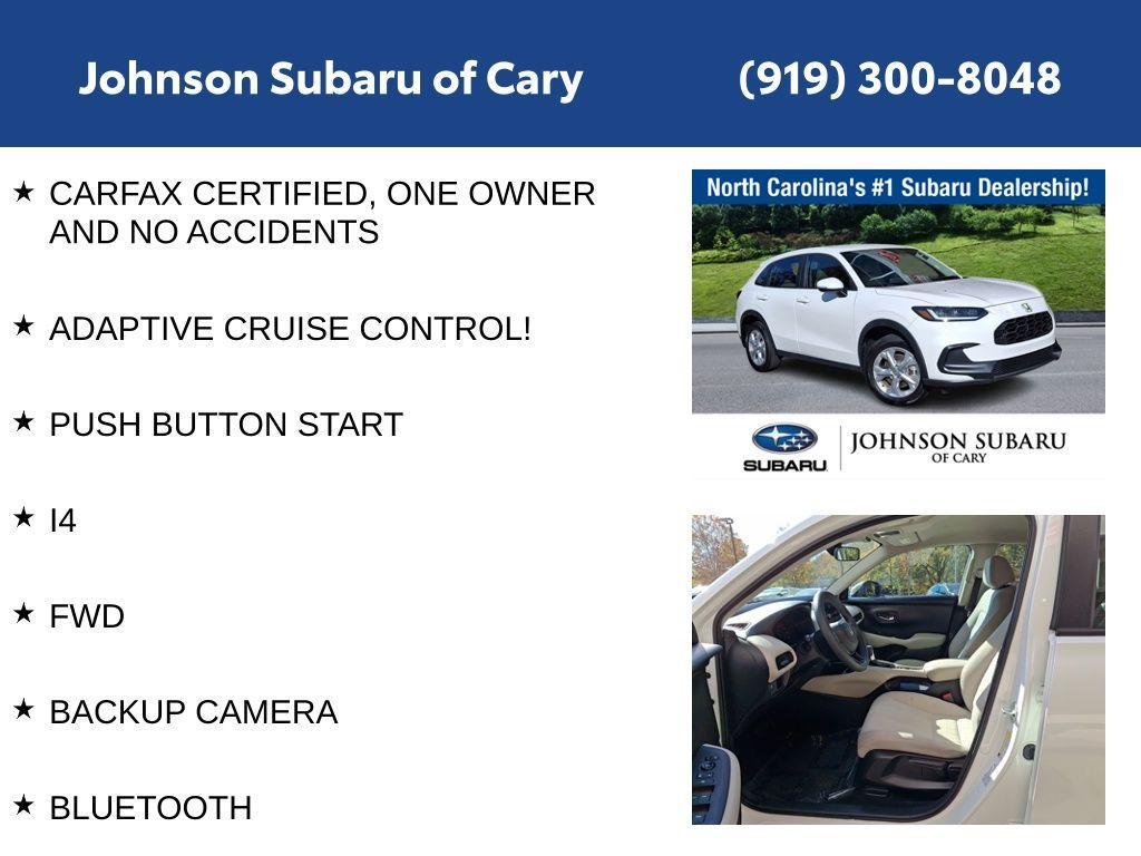 used 2023 Honda HR-V car, priced at $24,498