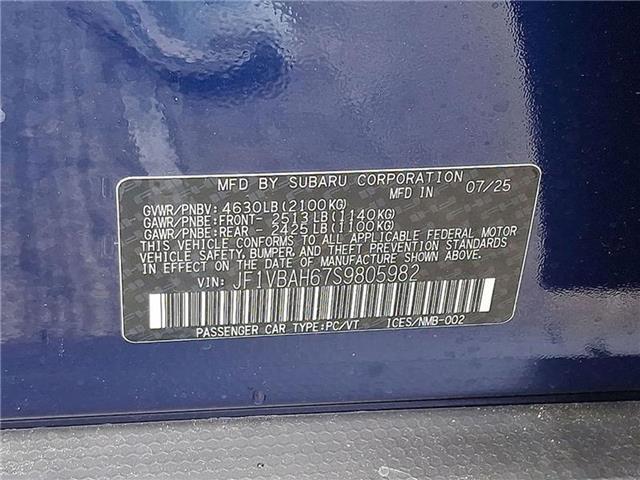 new 2025 Subaru WRX car, priced at $38,920